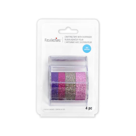Pink Glitter Crafting Tape & Dispenser Set by Recollections™